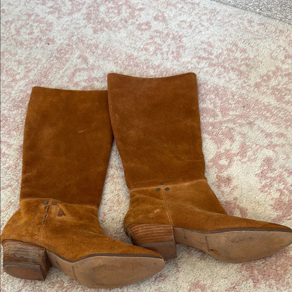 Band of Gypsies suede western boots